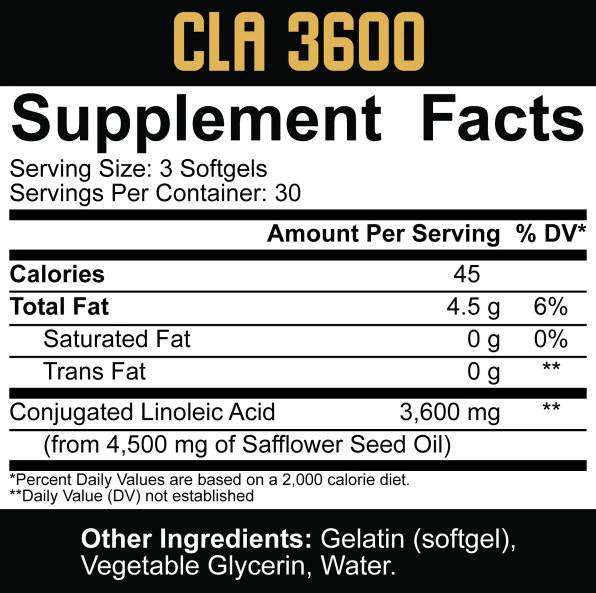 CLA 3600 | Core Series - 90 Гел капсули - Feel You