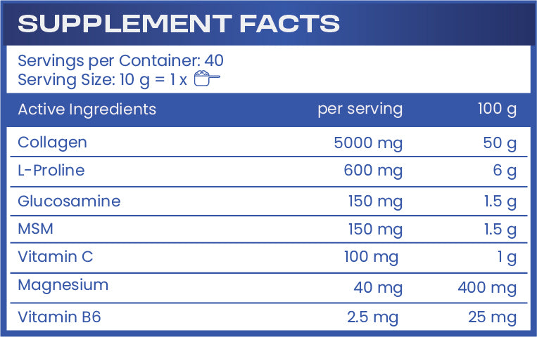 COLLAGEN FLEX STRAWBERRY - 400 g - Feel You