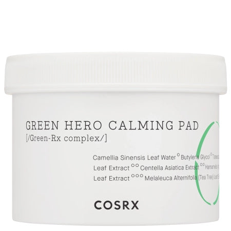 COSRX - One Step Green Hero Calming Pad - Soothing Facial Pads - 70pcs - Feel You