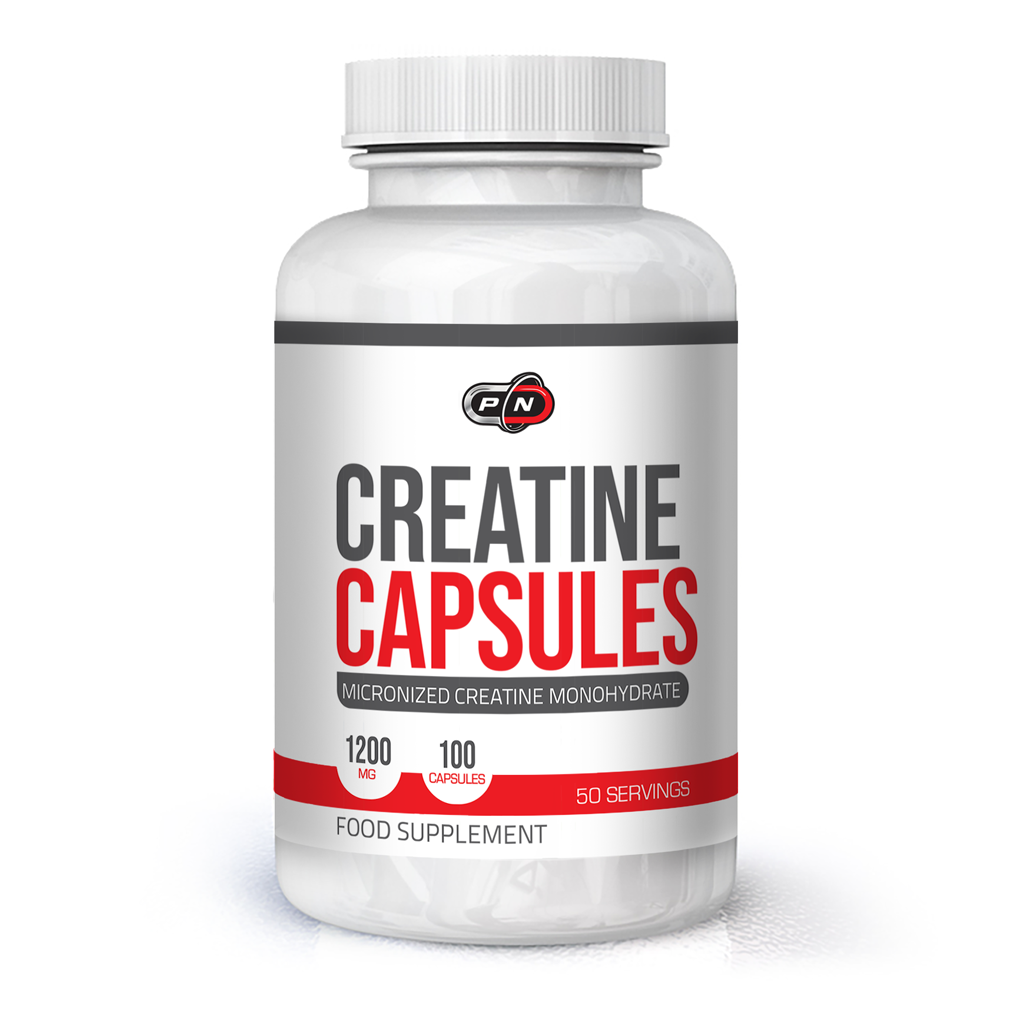 CREATINE CAPSULES 1200 mg - 100 капсули - Feel You