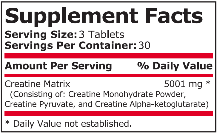 CREATINE MATRIX - 90 Tablets - Feel You