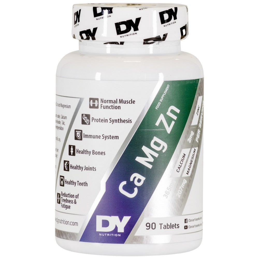 Ca Mg Zn | Calcium + Magnesium + Zinc Formula - 90 Таблетки - Feel You
