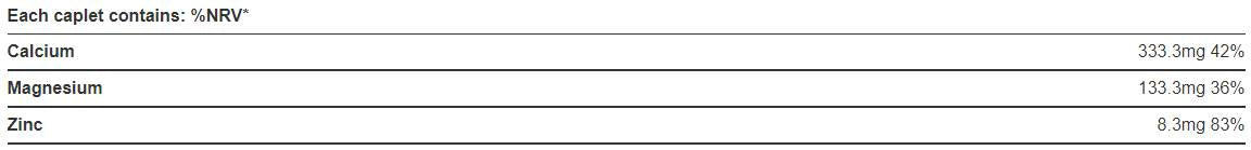 Calcium Magnesium & Zinc - 100 Таблетки - Feel You