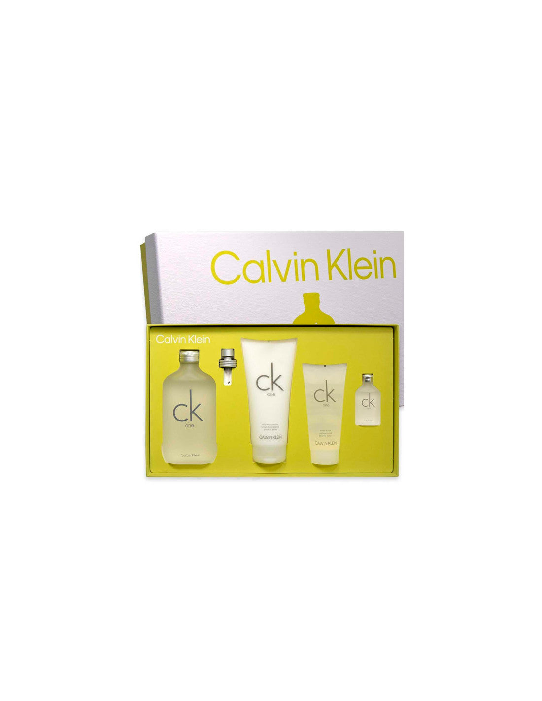 Calvin Klein Set Ck One Edt 200ml Body Lotion 100ml Gel 100mlmini 15ml@ - Feel You