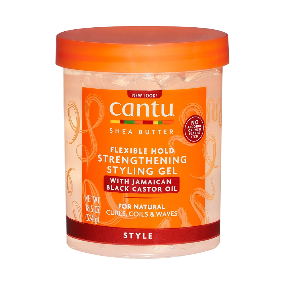 Cantu, Shea Butter, Hair Styling Gel, Strengthening, Flexible Hold, 524 ml - Feel You