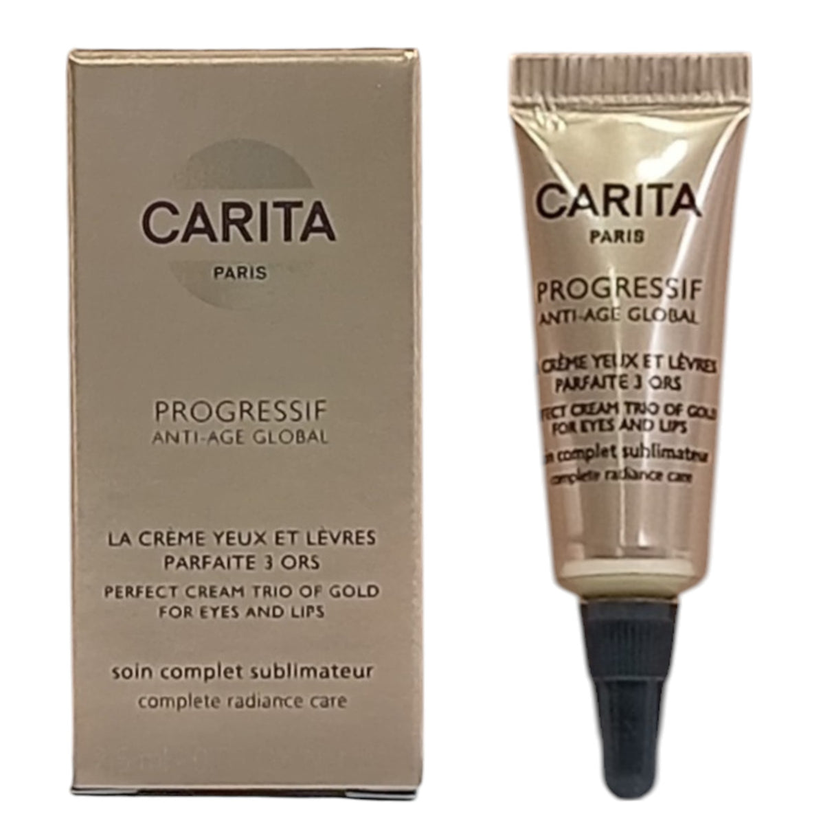 Carita Paris, Progressif Anti-Age Global, Anti-Ageing, Cream, For Eyes & Lips, 2.5 ml *Sample - Feel You