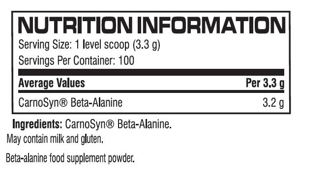 CarnoSyn® Beta-Alanine - 0.330 kg - Feel You