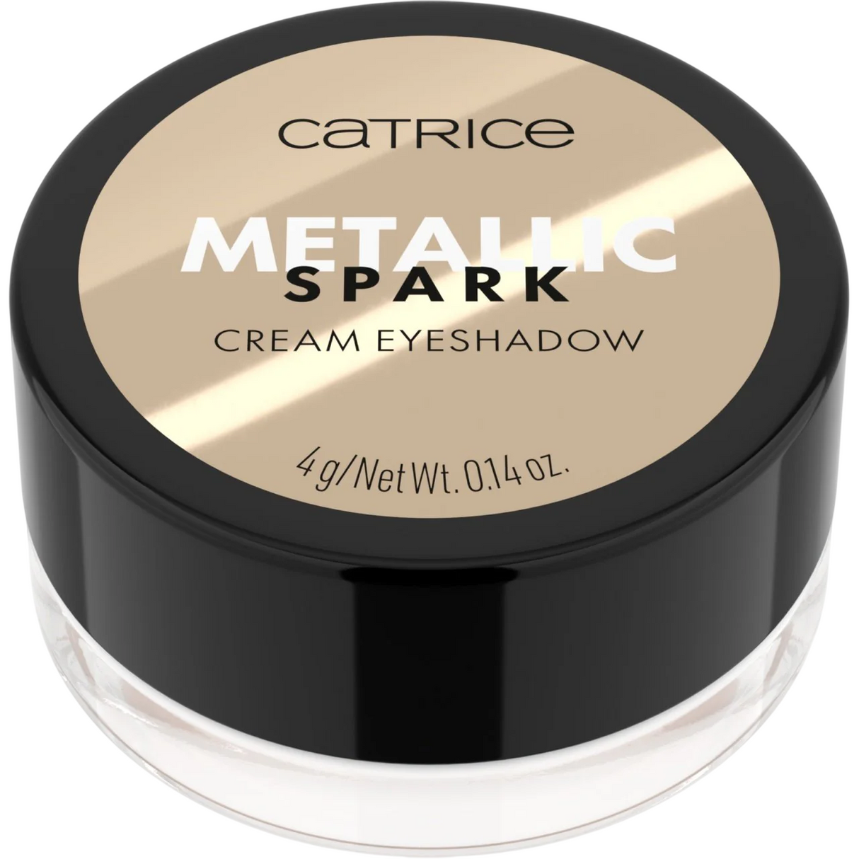 Catrice, Metallic Spark, Brilliant, Cream Eyeshadow, 010, Champagne Chic, 4 g - Feel You