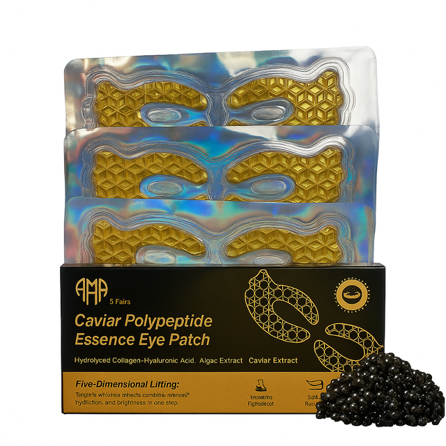 Регенерираща маска с хайвер, колаген и пептиди за около очите – 3 броя - Feel You