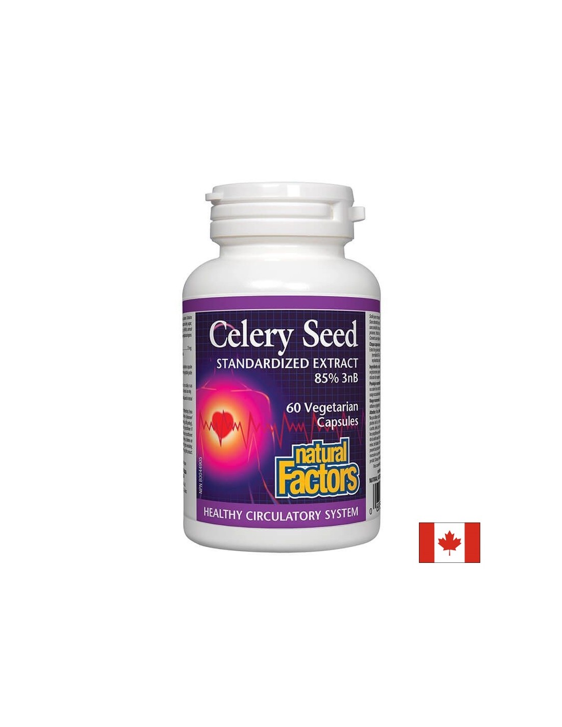 Celery Seed Standardized Extract 85% 3nB 75 mg - 60 капсули - Feel You