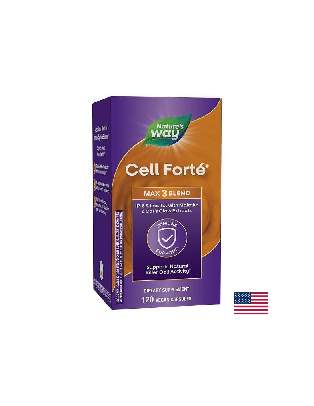 Cell Forté MAX³ (IP-6, инозитол, майтаке и котешки нокът) Nature’s Way - Feel You