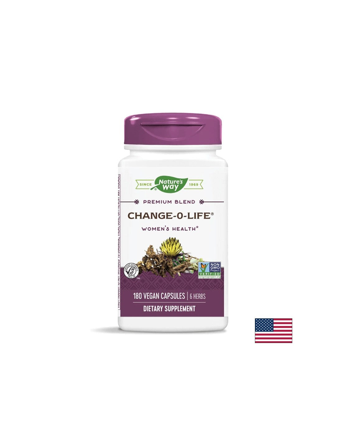Change-O-Life / Чейндж-О-Лайф / При менопауза, 180 капсули Nature’s Way - Feel You
