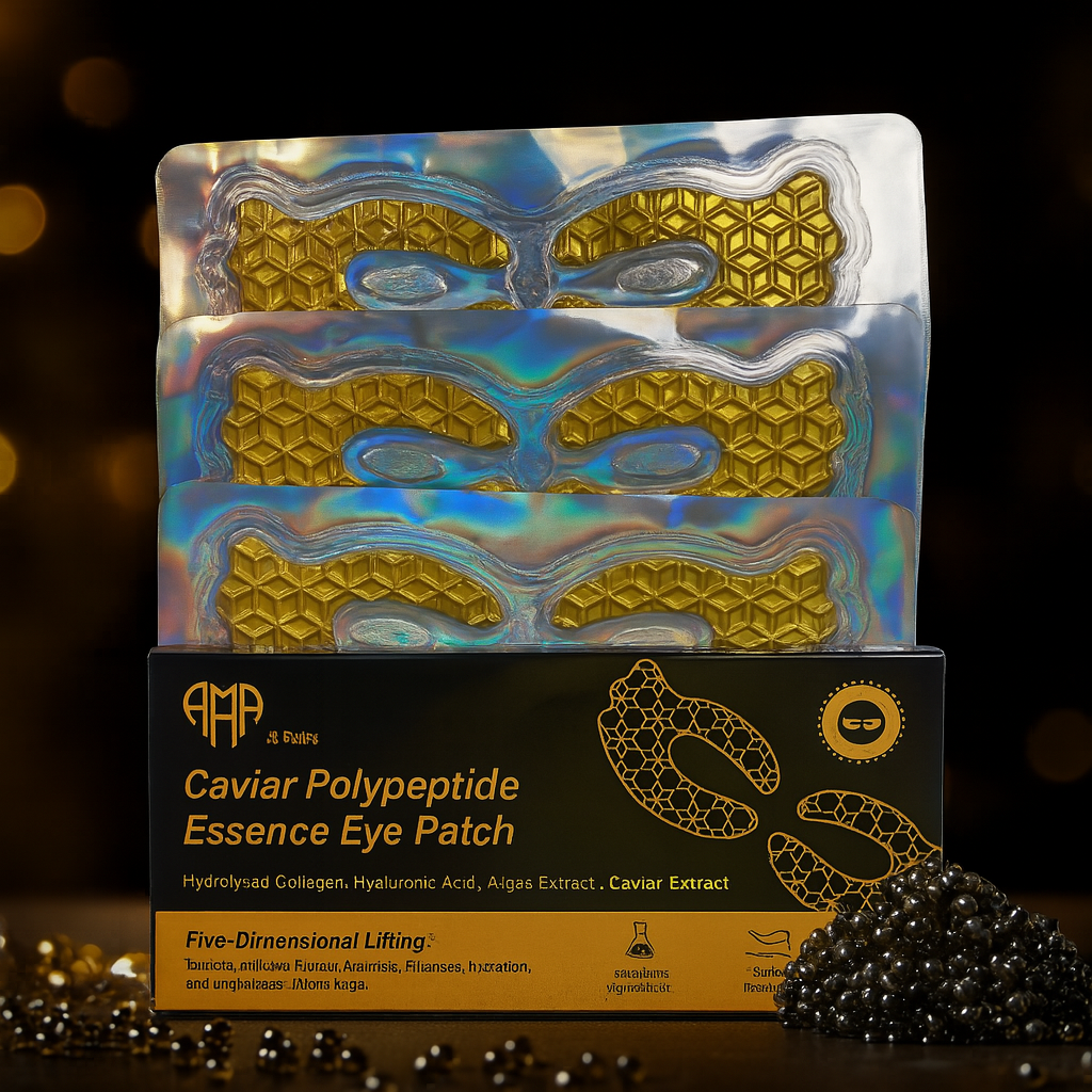 Регенерираща маска с хайвер, колаген и пептиди за около очите – 3 броя - Feel You