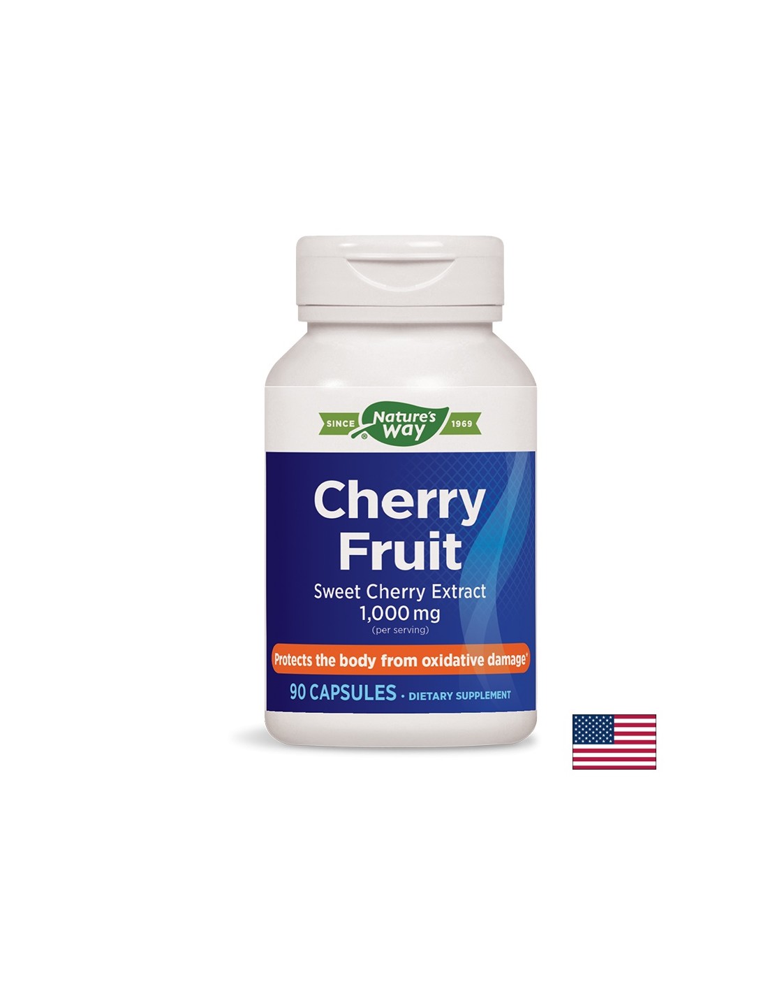 Cherry Fruit/ Череша (плод) 500 mg x 90 капсули Nature’s Way - Feel You