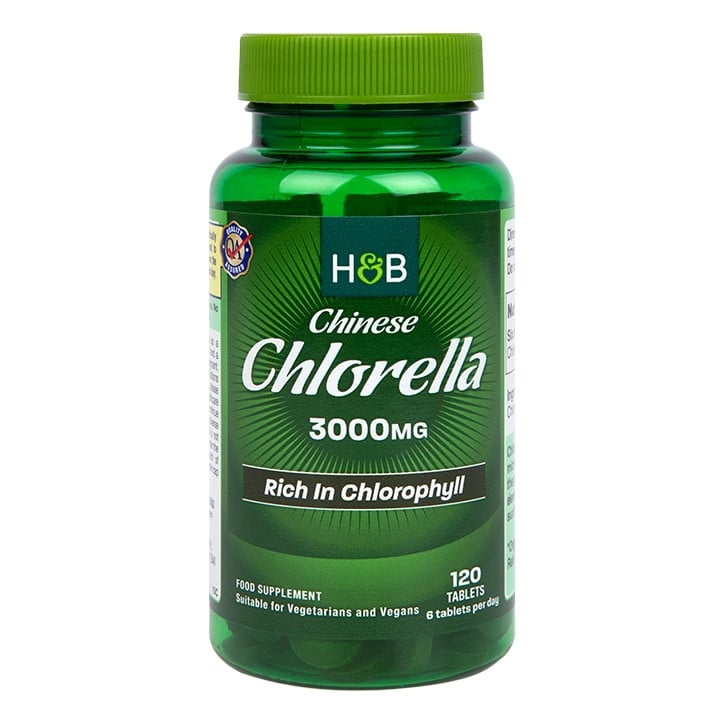 Chlorella 500 mg / Organic Chinese - 120 Таблетки - Feel You
