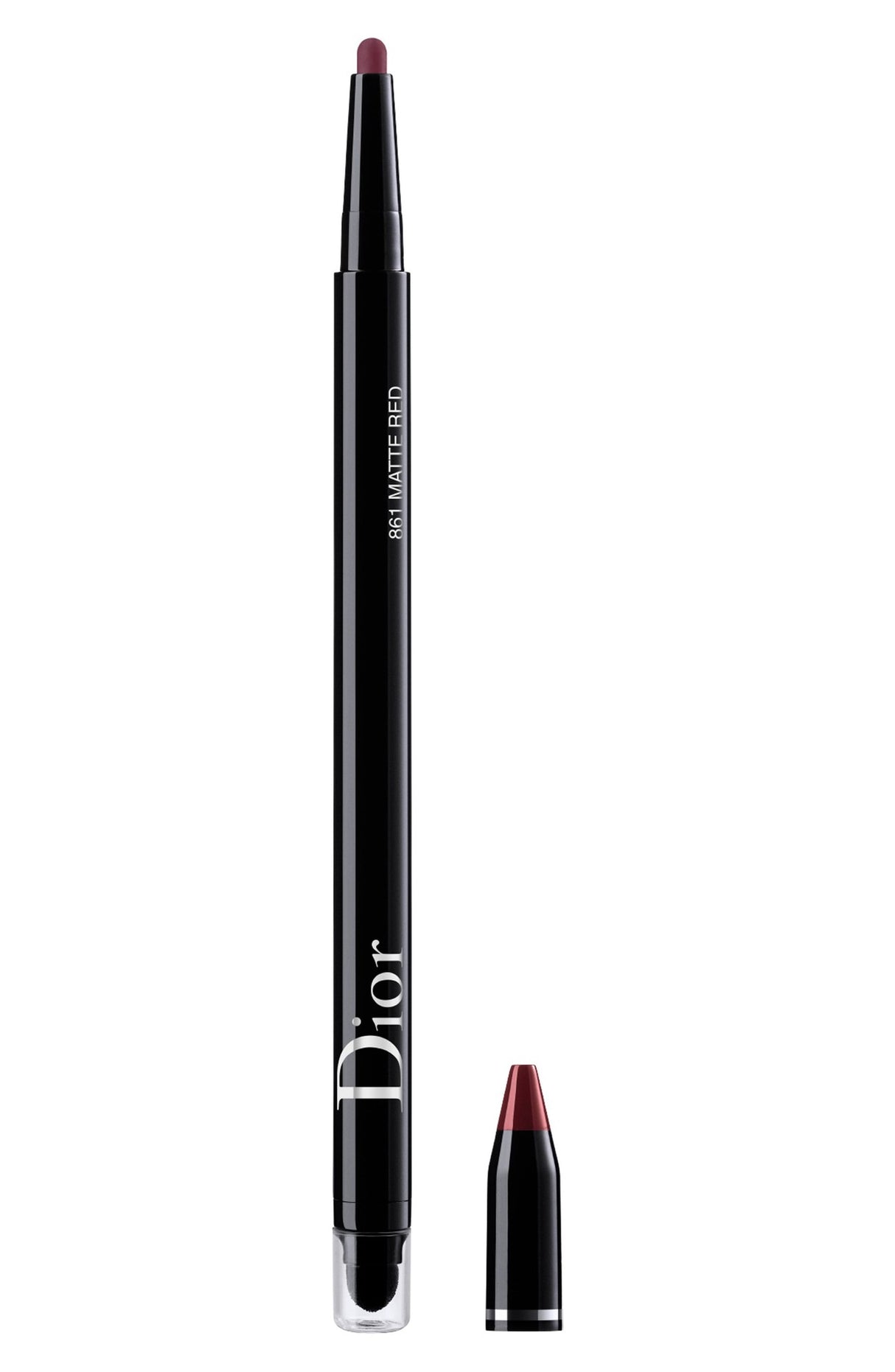 Christian Dior, Diorshow On Stage, Waterproof, Double-Ended, Kohl Eyeliner, 861, Matte Red, 1.2 g - Feel You