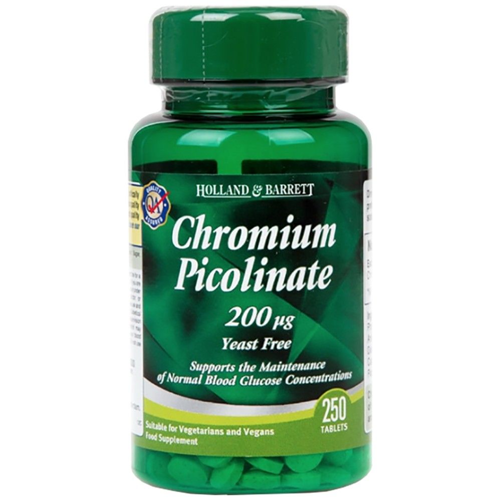 Chromium Picolinate 200 mcg - 250 Таблетки - Feel You