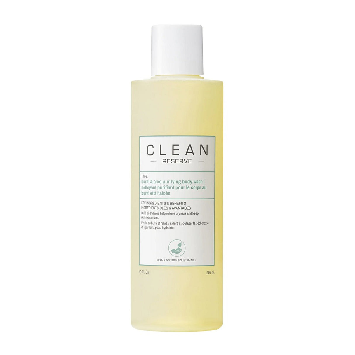 Clean, Reserve, Buriti & Aloe, Purifying, Body Wash, 296 ml - Feel You