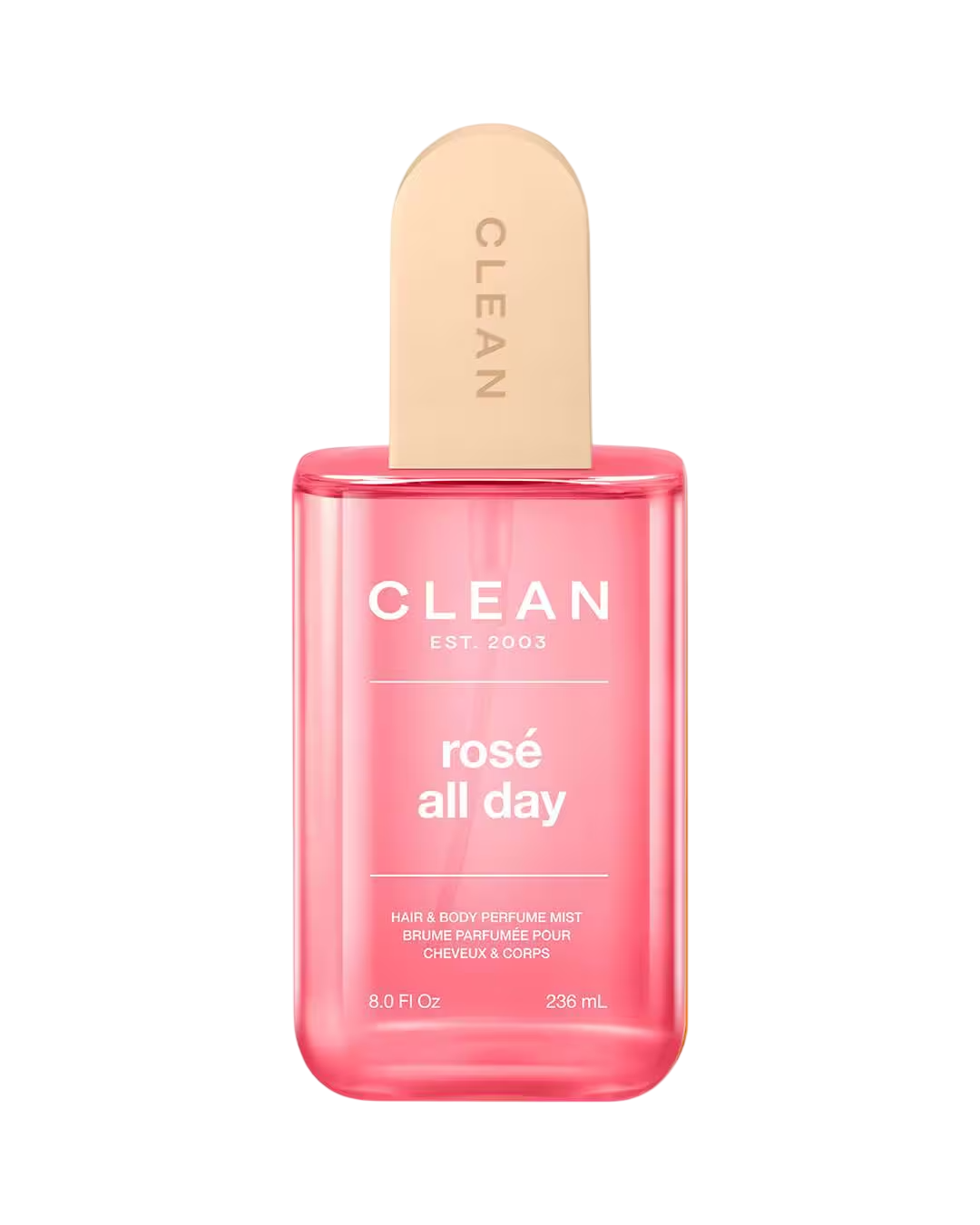 Clean, Rose All Day, Hair Scented Mist, For Women, 236 ml - Feel You
