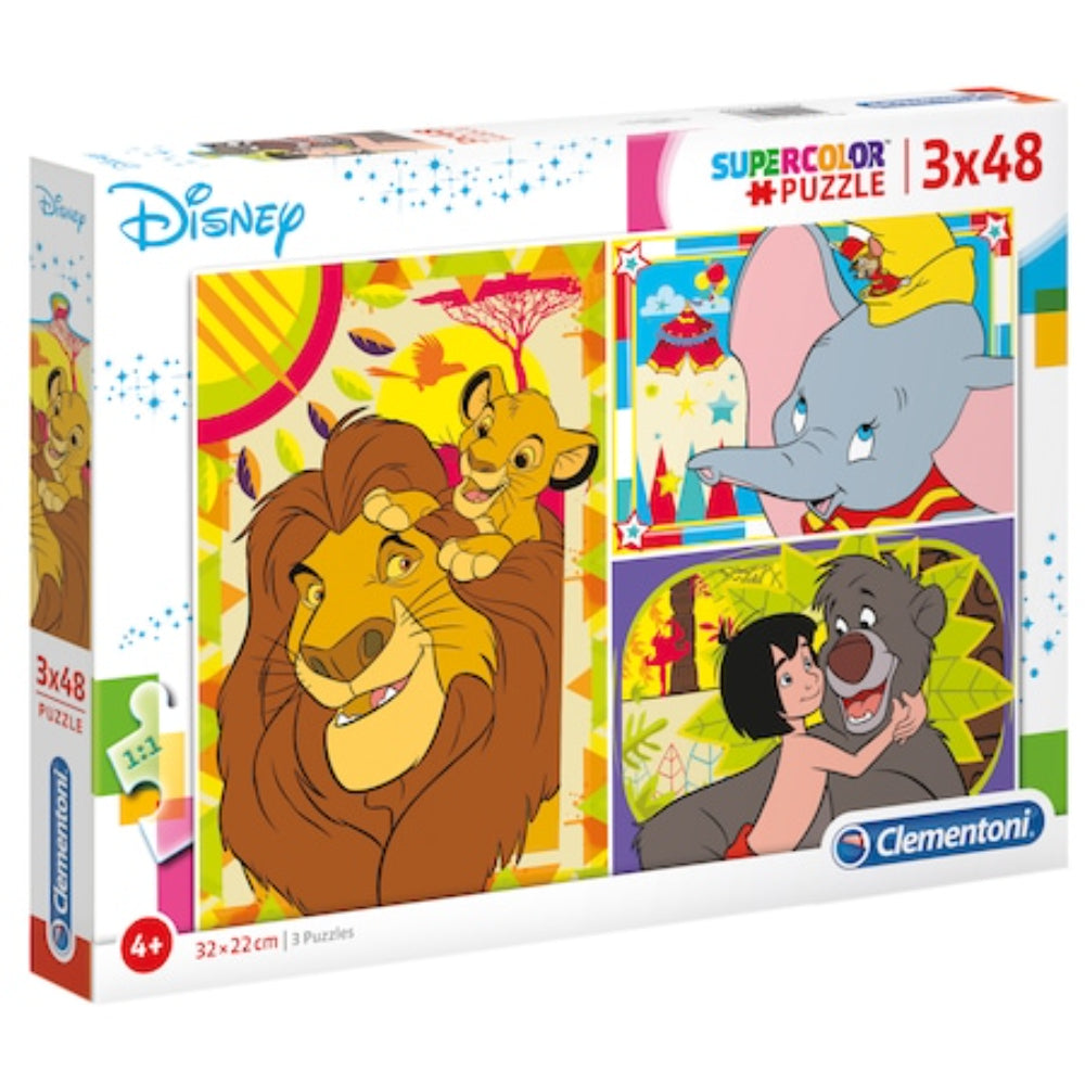 Clementoni, Disney Animals, Puzzle, Unisex, 4+ years, 104 pcs - Feel You