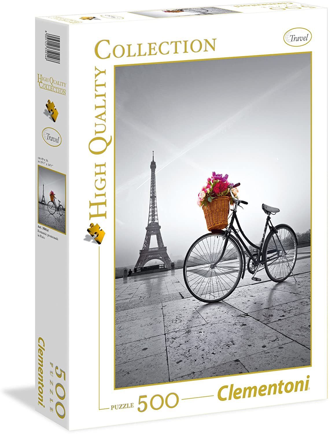 Clementoni, High Quality Collection, Romantic, Puzzle, Unisex, 500 pcs - Feel You