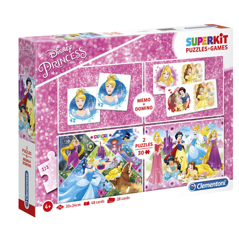 Clementoni, SuperKit, Disney Princess, Puzzle, For Girls, 4+ years, 2 x 30 + 48 + 28 pcs - Feel You