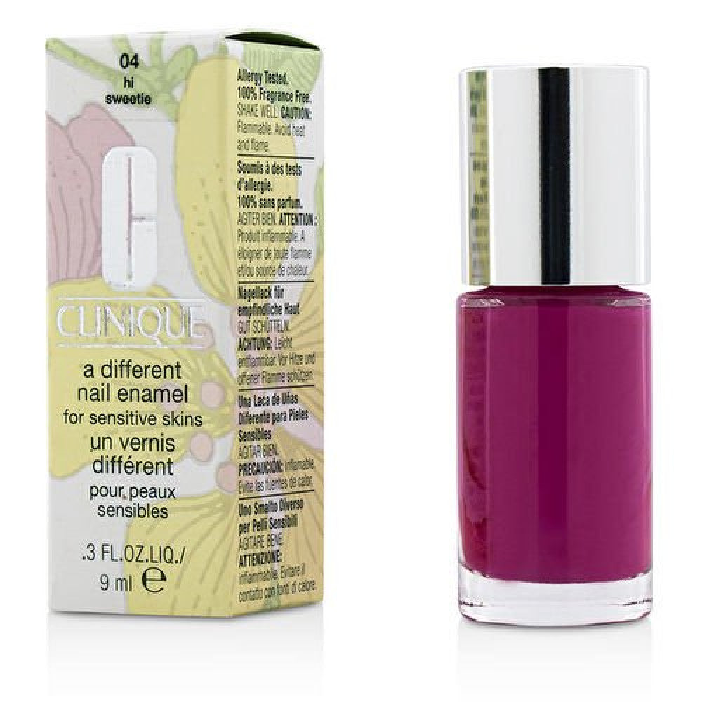 Clinique, A Different Nail Enamel, Base & Top Coat, Nail Polish, 04, Hi Sweetie, 9 ml - Feel You