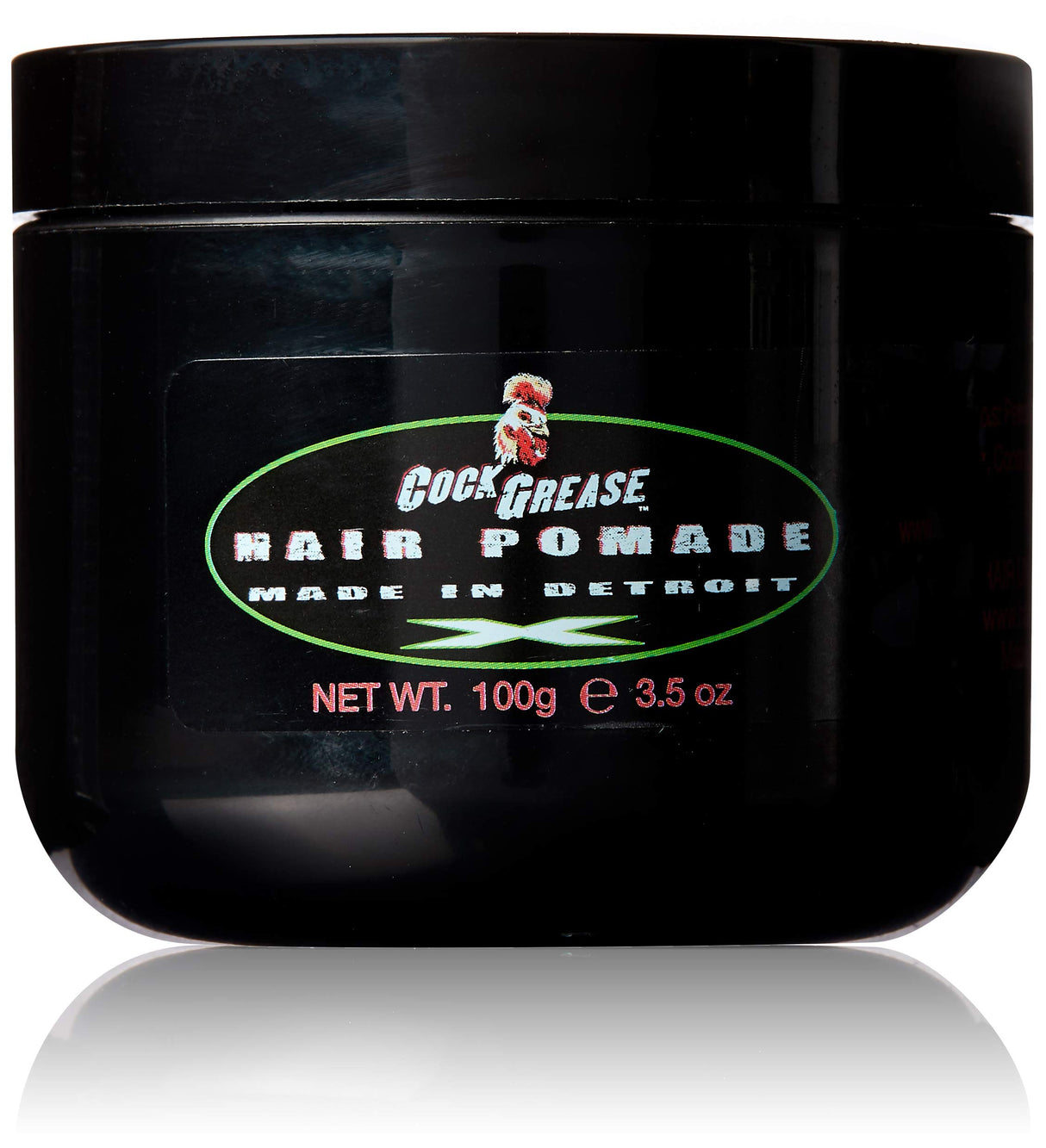 Cock Grease, Extra Stiff X, Hair Styling Pomade, Shine Finish, Extra Hold, 100 g - Feel You