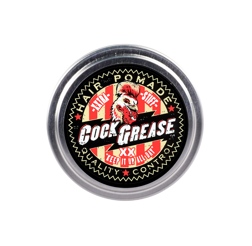 Cock Grease, Xxtra Stiff XX, Hair Styling Pomade, Medium Hold, 100 g - Feel You