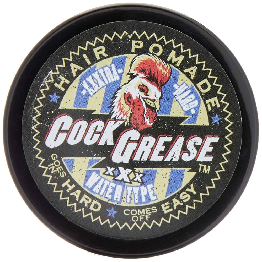 Cock Grease, Xxxtra Hard XXX, Hair Styling Pomade, Matte Finish, Extra Hold, 50 g - Feel You