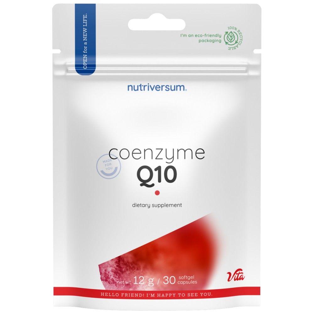 Coenzyme Q10 | CoQ10 - 30 Гел капсули - Feel You