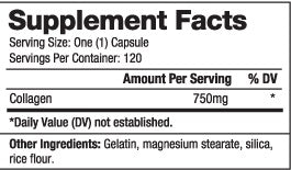 Collagen 750 mg / 120 Caps - Feel You