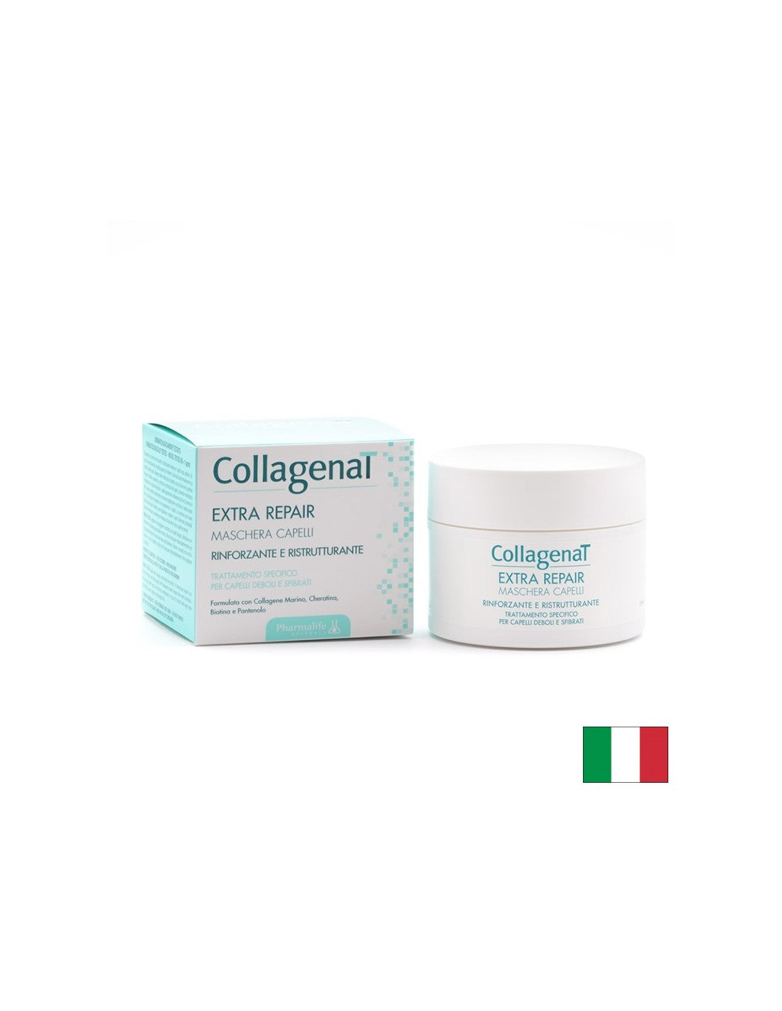 Маска за коса с колаген, кератин и биотин – За суха и увредена коса, CollagenaT, 200 ml - Feel You