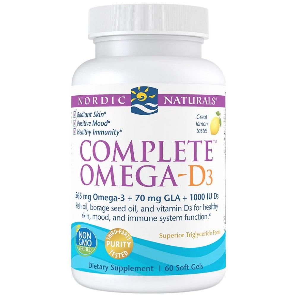 Complete Omega-D3 565 mg - 60 Гел капсули - Feel You