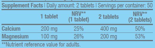Coral Calcium Magnesium 100 Tabs. - Feel You