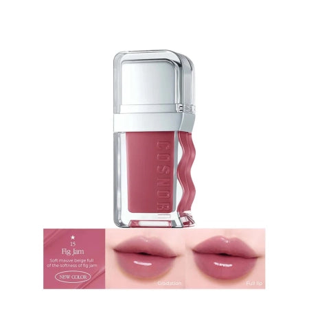 Cosnori - Flow Wave Tint - Glossy Lip tint - 15 Fig Jam - 3.7g - Feel You