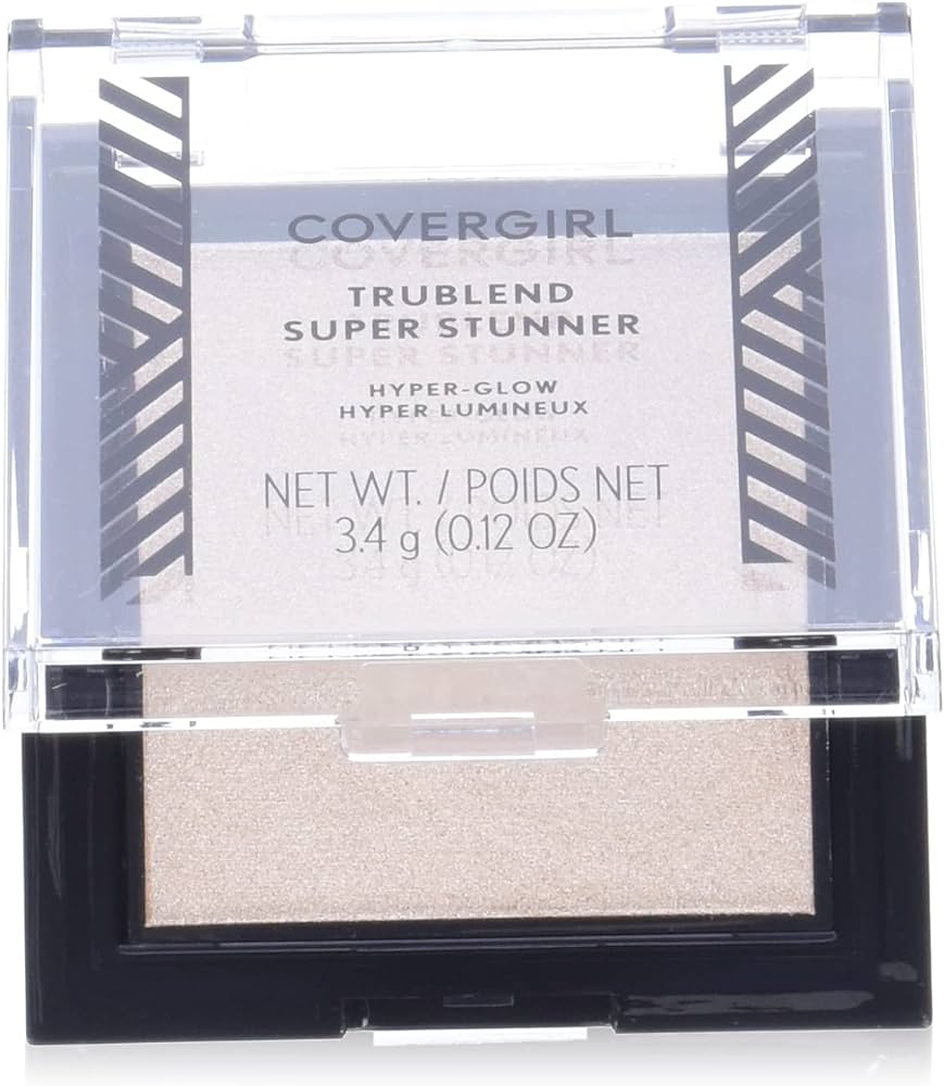 Covergirl, Trublend Super Stunner, Highlighting, Blush Highlighter Compact, Blue Pearl, 3.4 g - Feel You