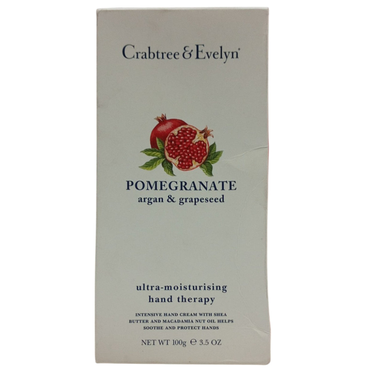 Crabtree & Evelyn, Pomegranate, Argan & Grapeseed, Ultra-Moisturising, Hand Cream, 100 g *Tester - Feel You