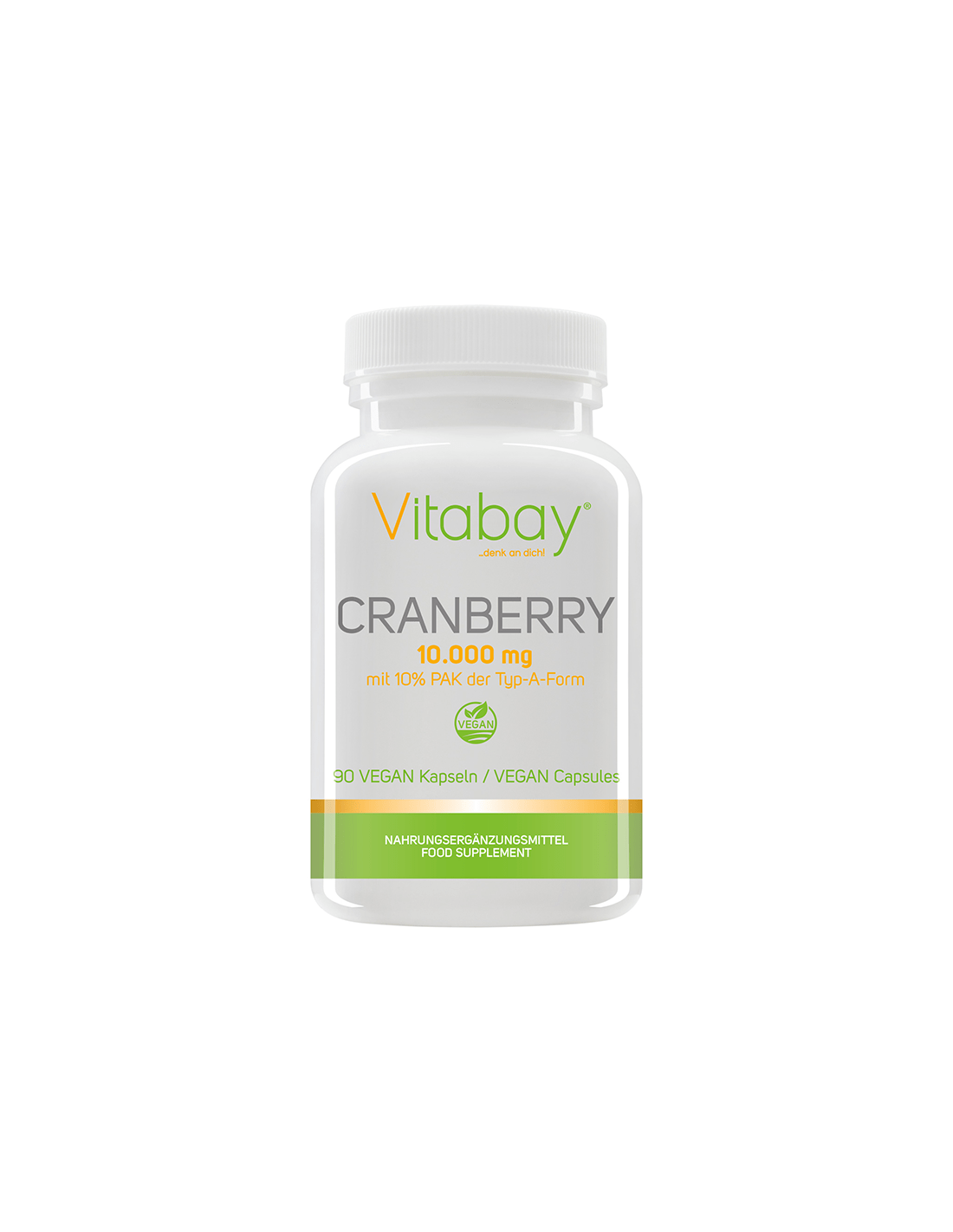 Cranberry Extrakt / Американска червена боровинка (екстракт, 10% проантоцианидини), 90 капсули Vitabay - Feel You