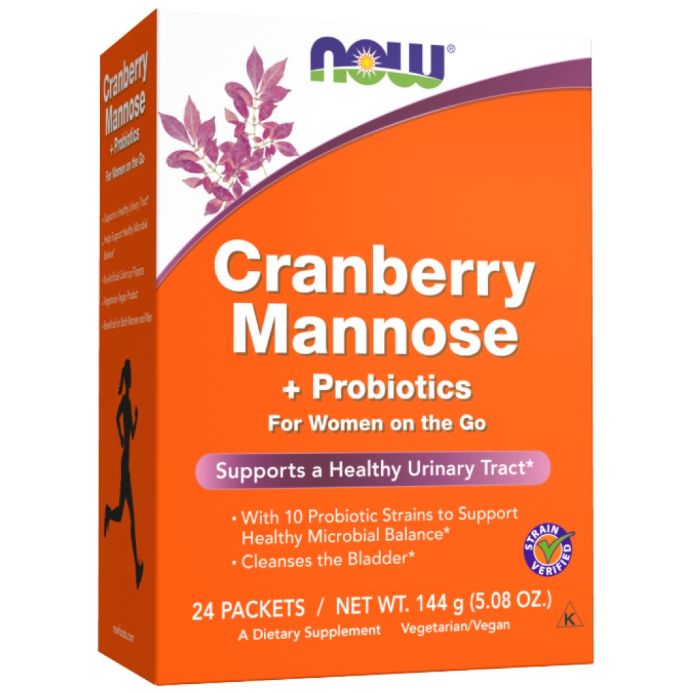 Cranberry Mannose + Probiotics | For Women on the Go - 24 x 6 грама - Feel You