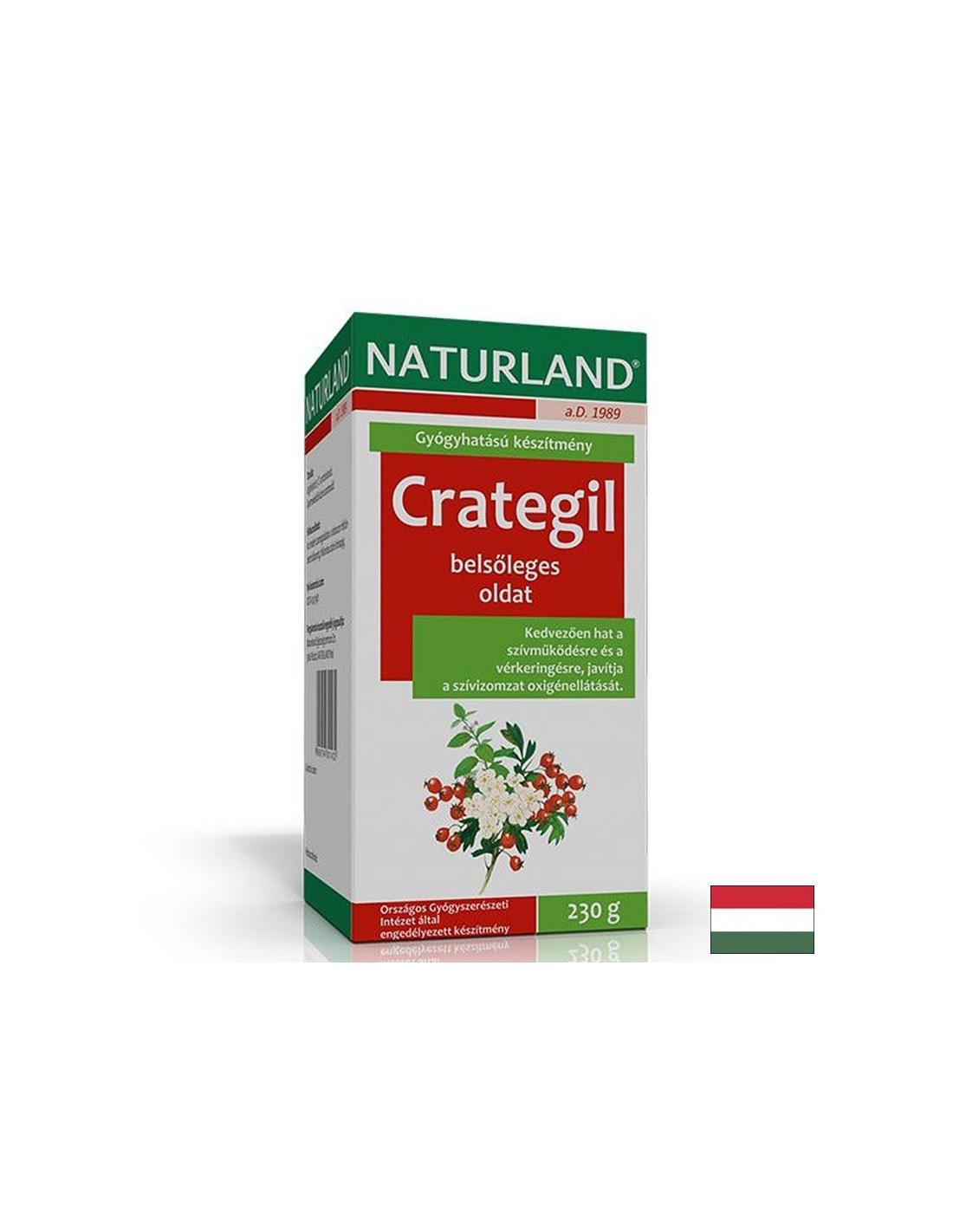 Сърдечен тонус и спокойствие с глог и маточина Crategil, 230 g - Feel You