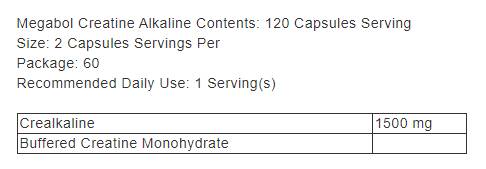Creatine Alkaline 1500 | Kre-Alkalyn - 120 капсули - Feel You