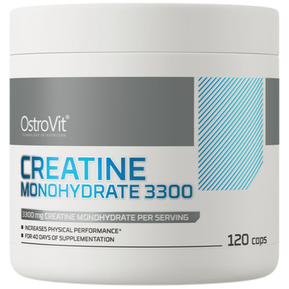Creatine Monohydrate 3300 - 120 капсули - Feel You