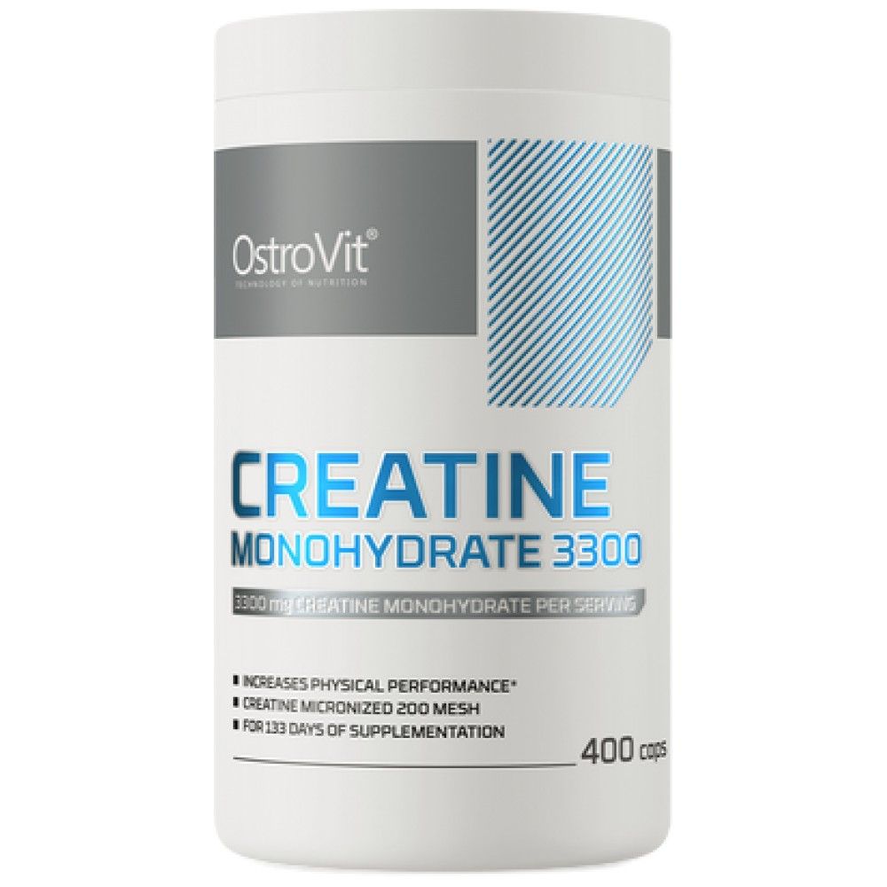 Creatine Monohydrate 3300 - 120 капсули - Feel You