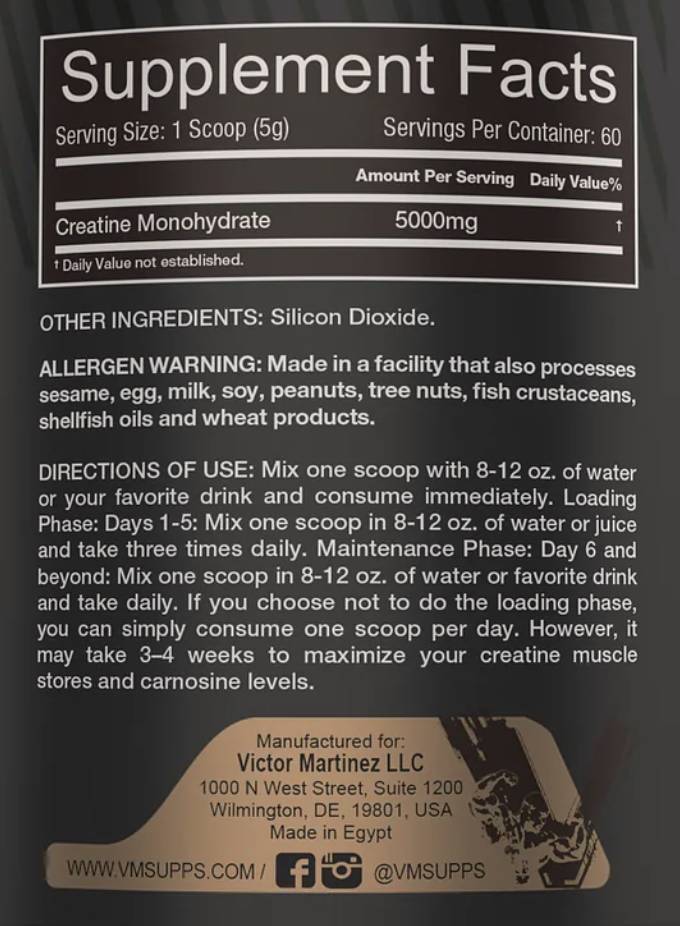 Creatine Monohydrate Powder 300 грама - Feel You