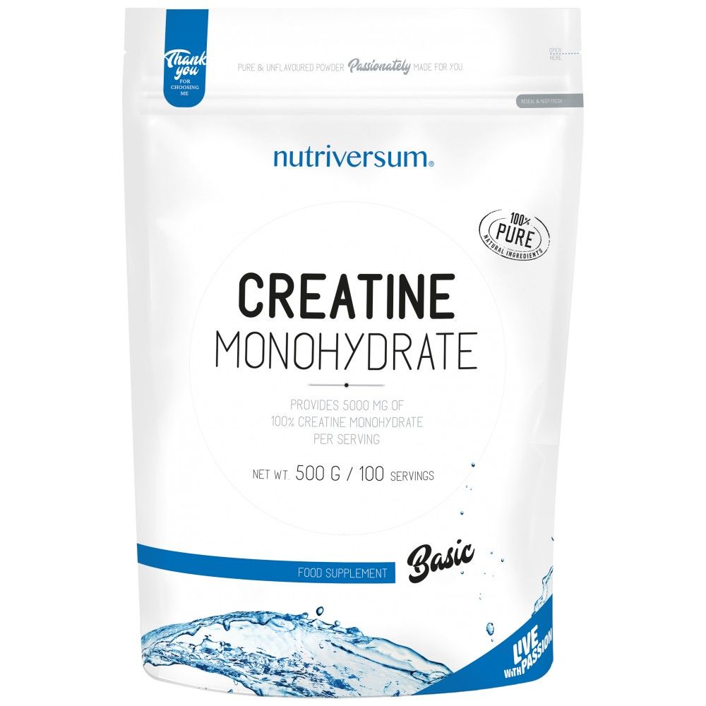 Creatine Monohydrate Powder - 500 грама - Feel You