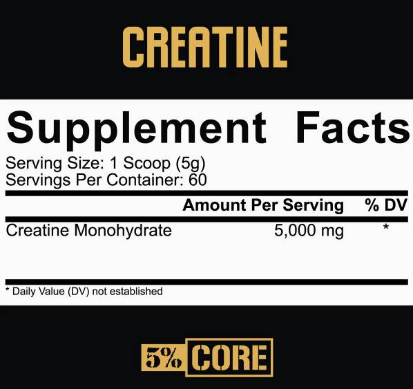 Creatine Monohydrate Powder | Core Series - 300 грама - Feel You