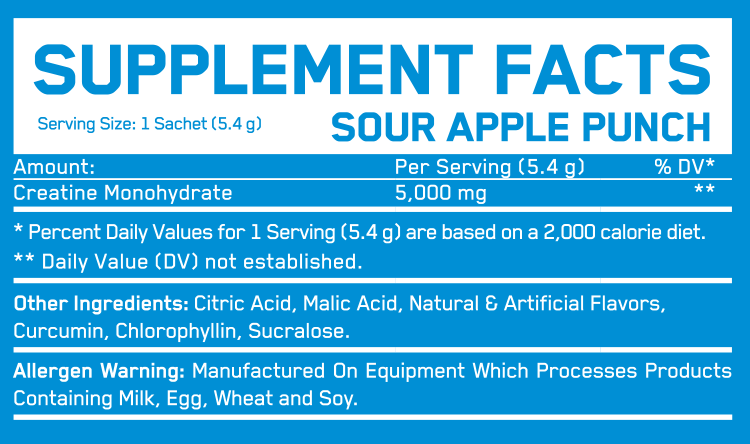 Creatine Monohydrate Sachet - 0.005 kg - Feel You