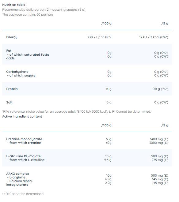 Creatine+ Sugar Free - 300 грама - Feel You