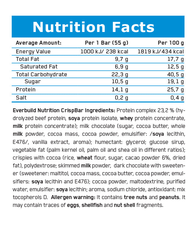 Crisp Protein Bar / 55 g - Feel You